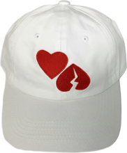 Load image into Gallery viewer, Solid Color "Heart Flip" Dad Hats
